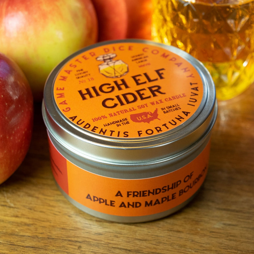 HIGH ELF CIDER 2oz GAMING CANDLE