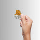 TELL ME I'M PRETTY BEARDED DRAGON STICKER