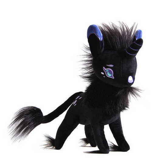 GOATICORN BLACK UNICORN PLUSH