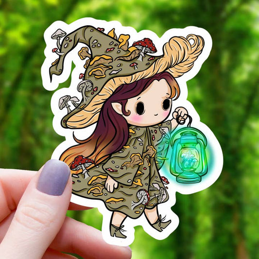MUSHROOM WITCH STICKER