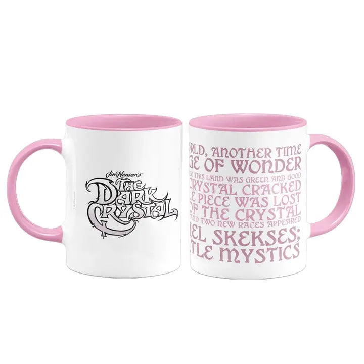 THE DARK CRYSTAL THE CRYSTAL CRACKED COLORED MUG (PINK)