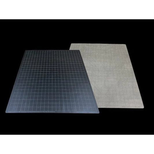 CHESSEX BATTLEMAT 1" SQ BLACK/GREY