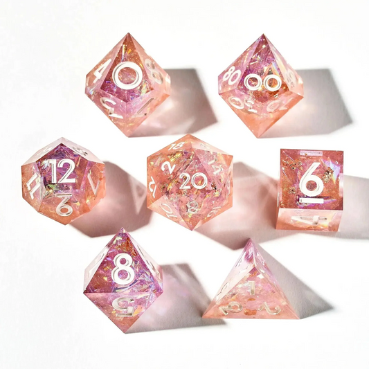 DISPEL CHIFFON PETALS 7PC DICE SET