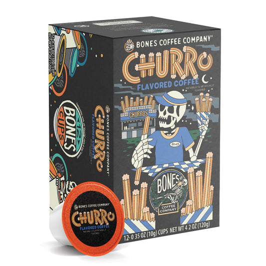 BONES COFFEE CHURRO 12CT CUPS