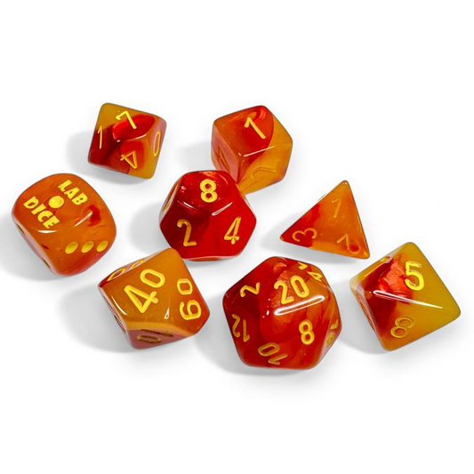 LAB DICE GEMINI GELLOW RED DYE