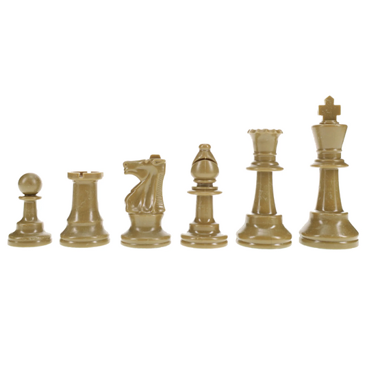 PLASTIC CHESSMEN 3.75": GOLD