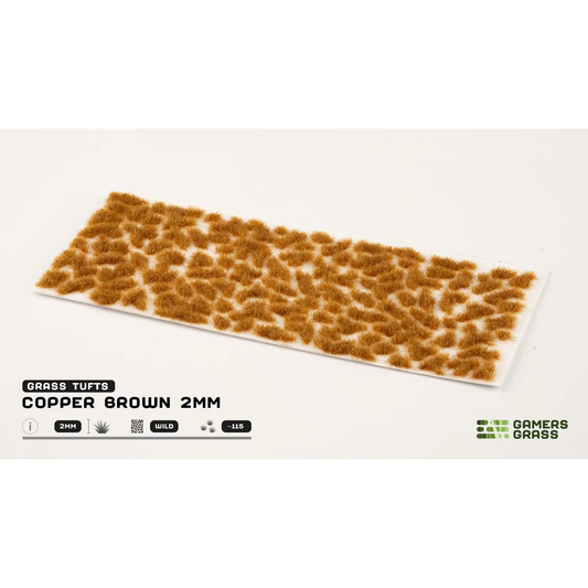 GAMERS GRASS 2MM COPPER BROWN