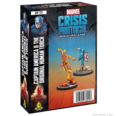 MARVEL CRISIS PROTOCOL CAPTAIN AMERICA & HUMAN TORCH