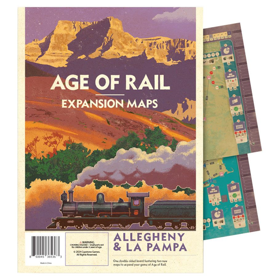 AGE OF RAIL: ALLEGHENY & LA PAMPA EXPANSION MAPS