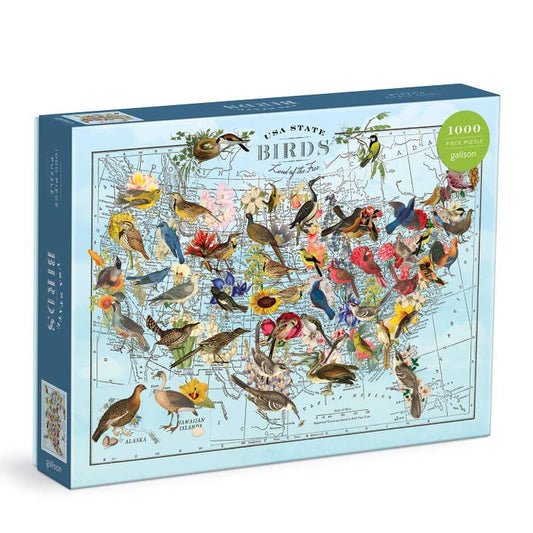 USA STATE BIRDS 1000PC PUZZLE