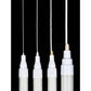 WHITE ACRYLIC MARKER SET