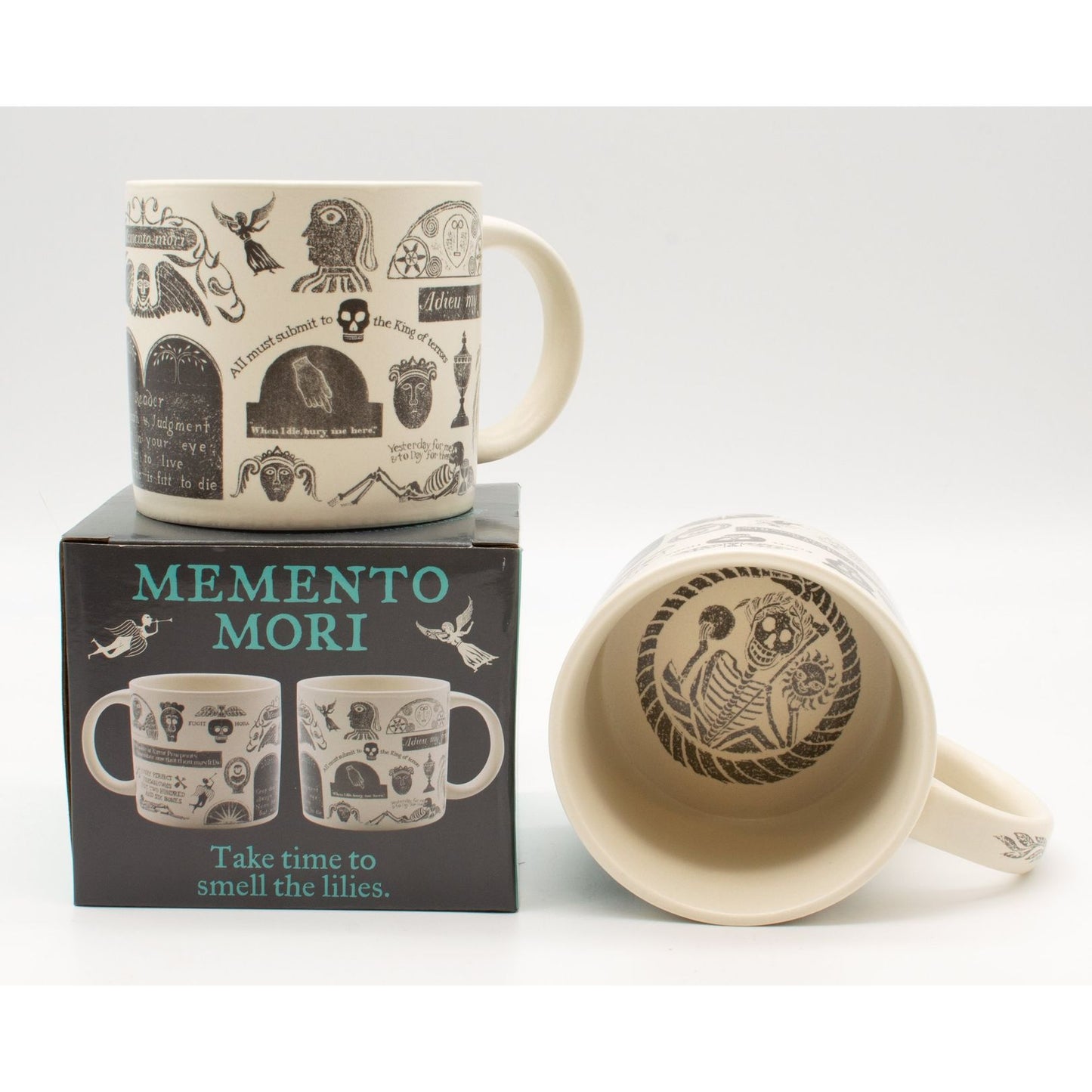 MEMENTO MORI GRAVESTONE ART MUG