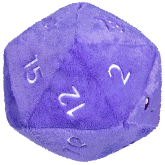 SQUISHABLE PURPLE D20 DICE