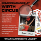MURDER MYSTERY CASES: DISAPPEARANCE AT WIRTH CIRCUS