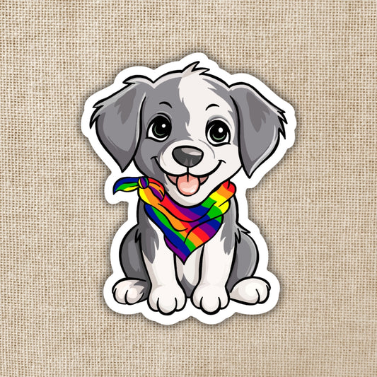 PRIDE DOG STICKER