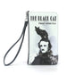 THE BLACK CAT BY EDGAR ALLAN POE BOOK WALLET WRISTLET