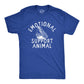 EMOTIONAL SUPPORT ANIMAL SHARK T-SHIRT BY CRAZY DOG T-SHIRTS
