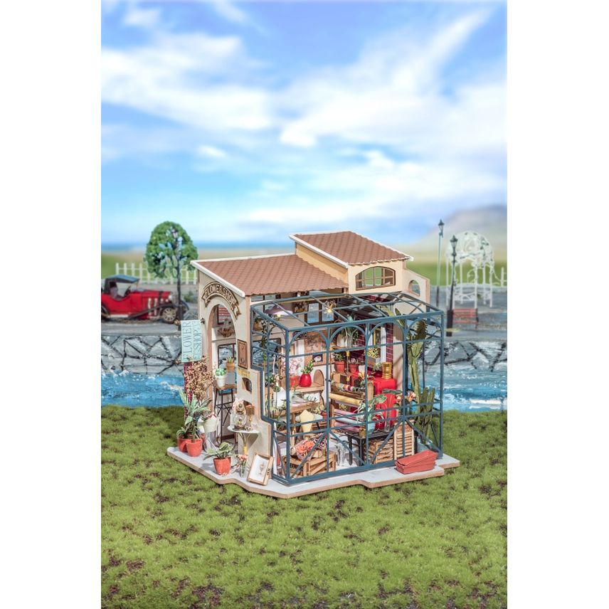 EMILY'S FLOWER SHOP DIY MINIATURE HOUSE
