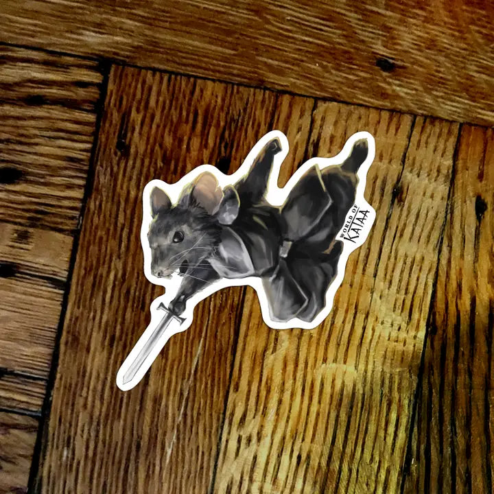 DRAGON SLAYER MOUSE STICKER