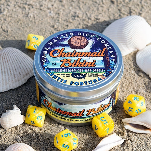 CHAINMAIL BIKINI 8oz GAMING CANDLE