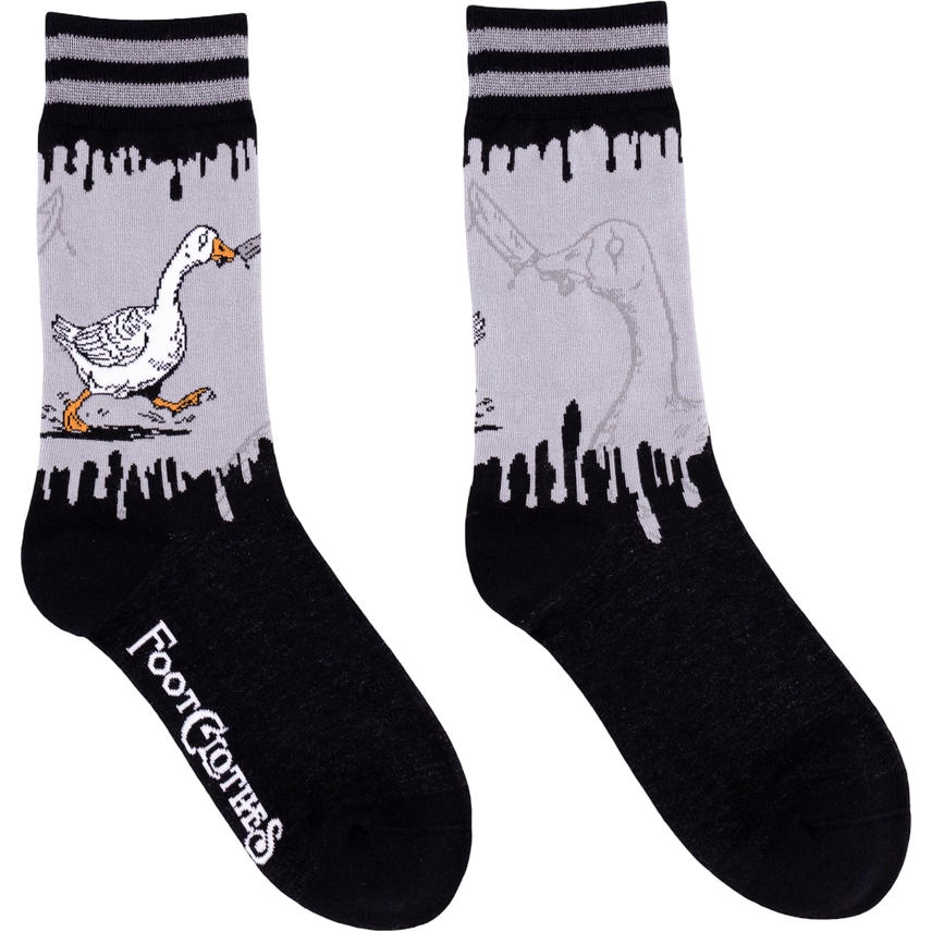 NOT SO SILLY GOOSE CREW SOCKS BY FOOTCLOTHES
