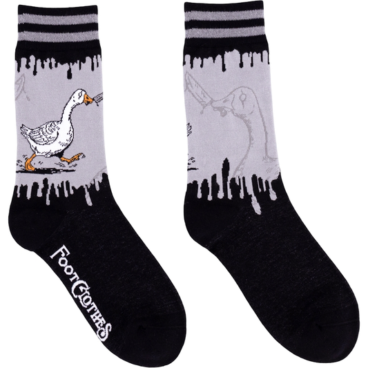 NOT SO SILLY GOOSE CREW SOCKS BY FOOTCLOTHES