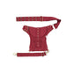 SLING-HIP BAG WITH THIGH BELT (DEEP RED)