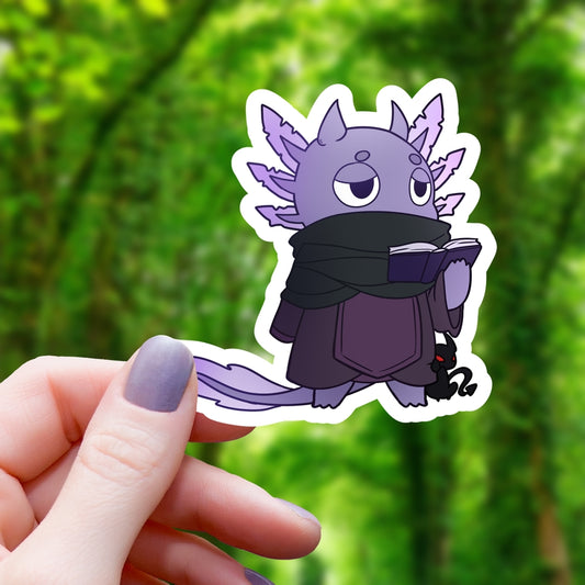 AXOLOTL WARLOCK RPG INSPIRED STICKER