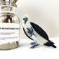 BLUE FOOTED BOOBY BIRD HAIR CLAW