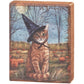 HALLOWEEN WITCHY KITTY SHELF SITTER