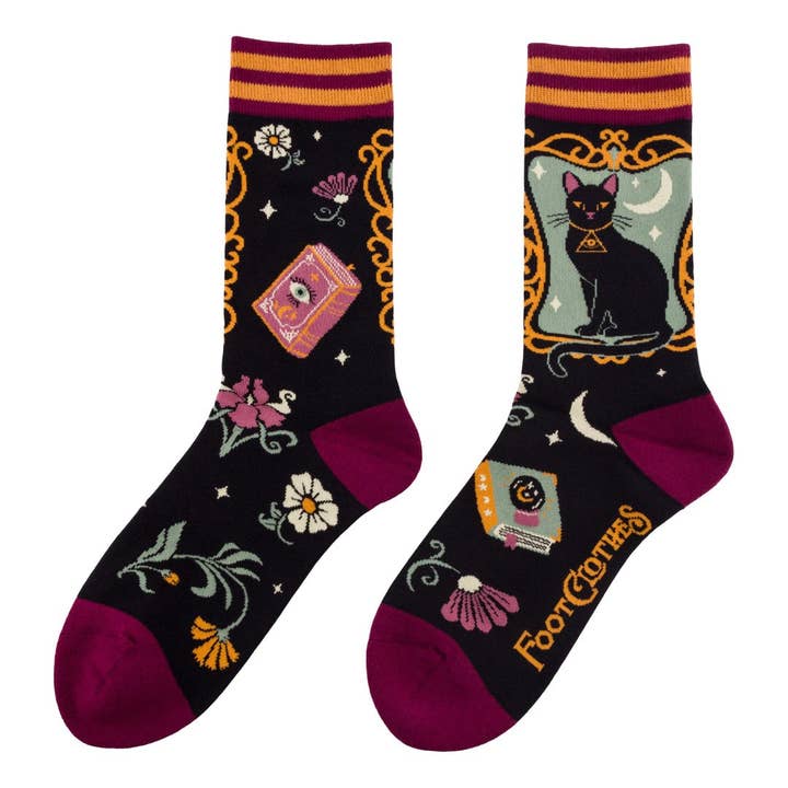 DUCHESS SHADOWFLOOF'S MEW WORLD ORDER CREW SOCKS BY FOOTCLOTHES