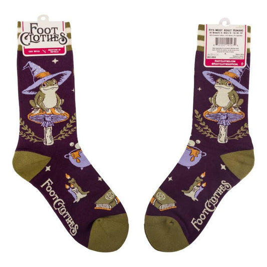 ARCHTOAD OF HATVILLE CREW SOCKS BY FOOTCLOTHES