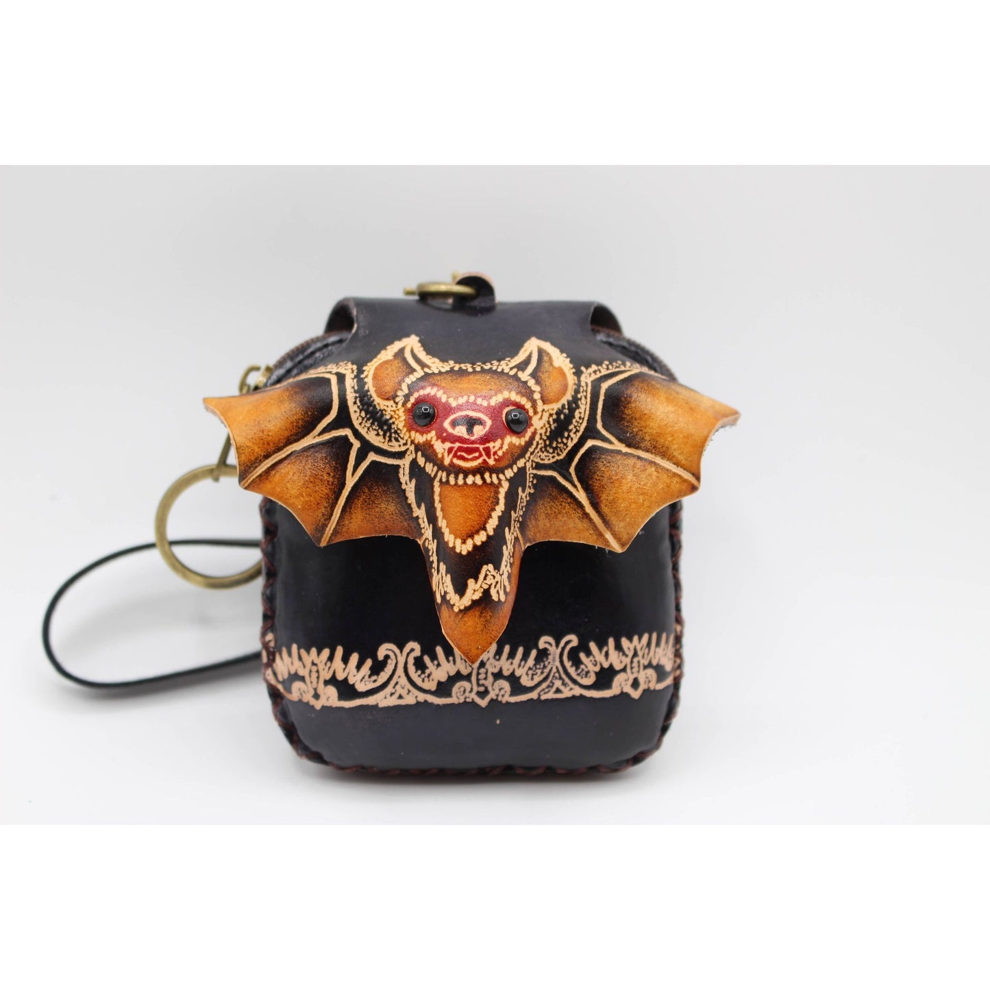 VAMPIRE BAT LEATHER COIN PURSE