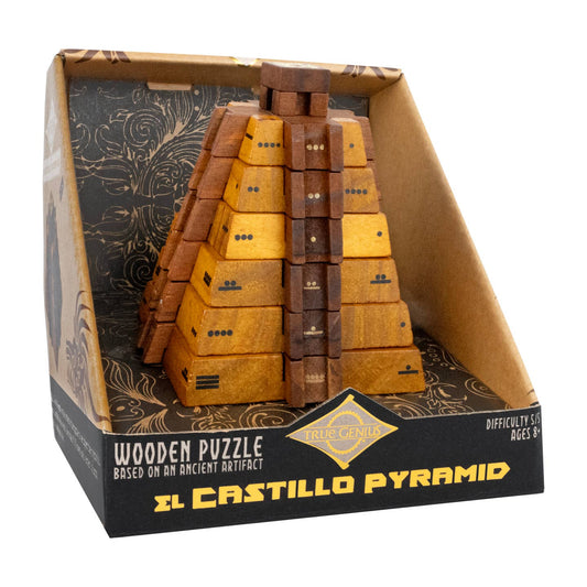TRUE GENIUS - EL CASTILLO PYRAMID MATH THEMED PUZZLE