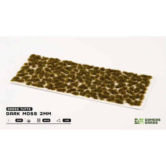 GAMERS GRASS DARK MOSS 2MM
