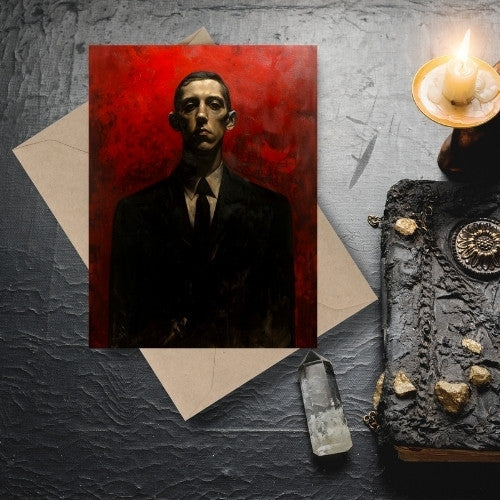 HP LOVECRAFT GREETING CARD