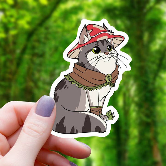 MAINE COON DRIUID TTRPG STICKER