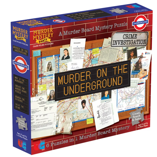 CASE FILE PUZZLE MURDER ON THE UNDERGROUND
