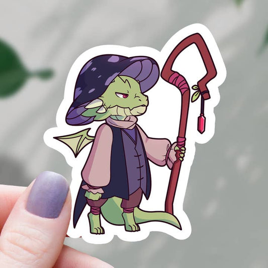 DRAGON WIZARD STICKER