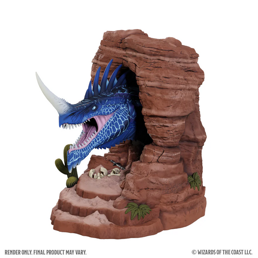 D&D BOOKENDS BLUE DRAGON