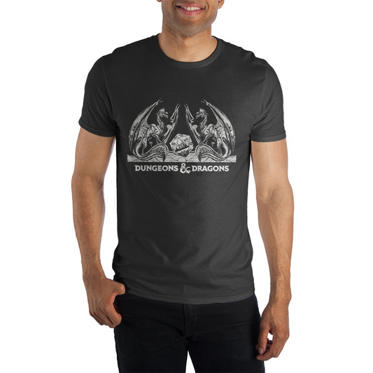 DUNGEON & DRAGONS D20 DRAGONS T-SHIRT