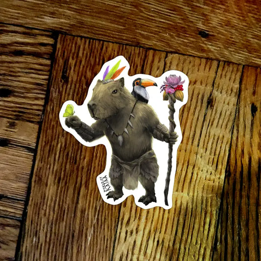 CAPYBARA DRUID STICKER