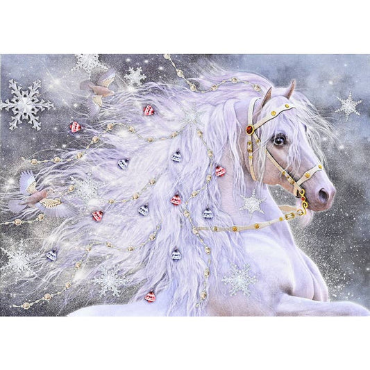 FESTIVE HORSE DELUXE BOXED HOLIDAY CARDS