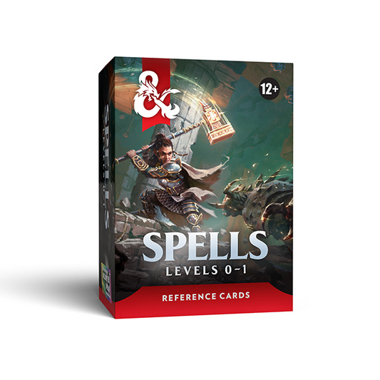 D&D REFERENCE CARDS: SPELLS TROVE LEVELS 0-1