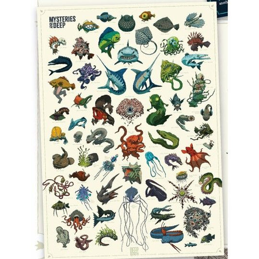 DEEP REGRETS MYSTERIES OF THE DEEP A1 POSTER