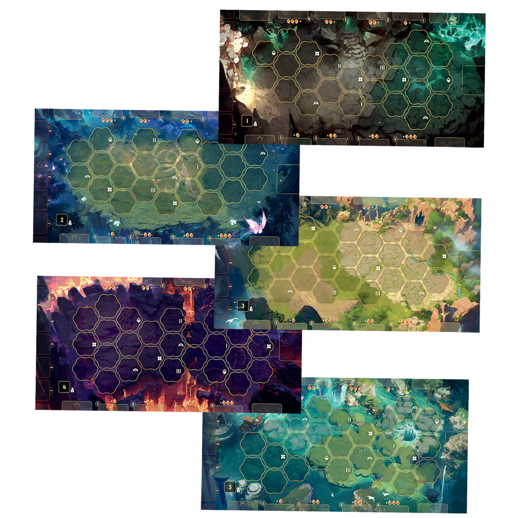 DRAGON ECLIPSE: 5 PLAYMAT SET