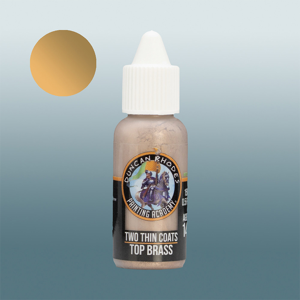 TWO THIN COATS TOP BRASS