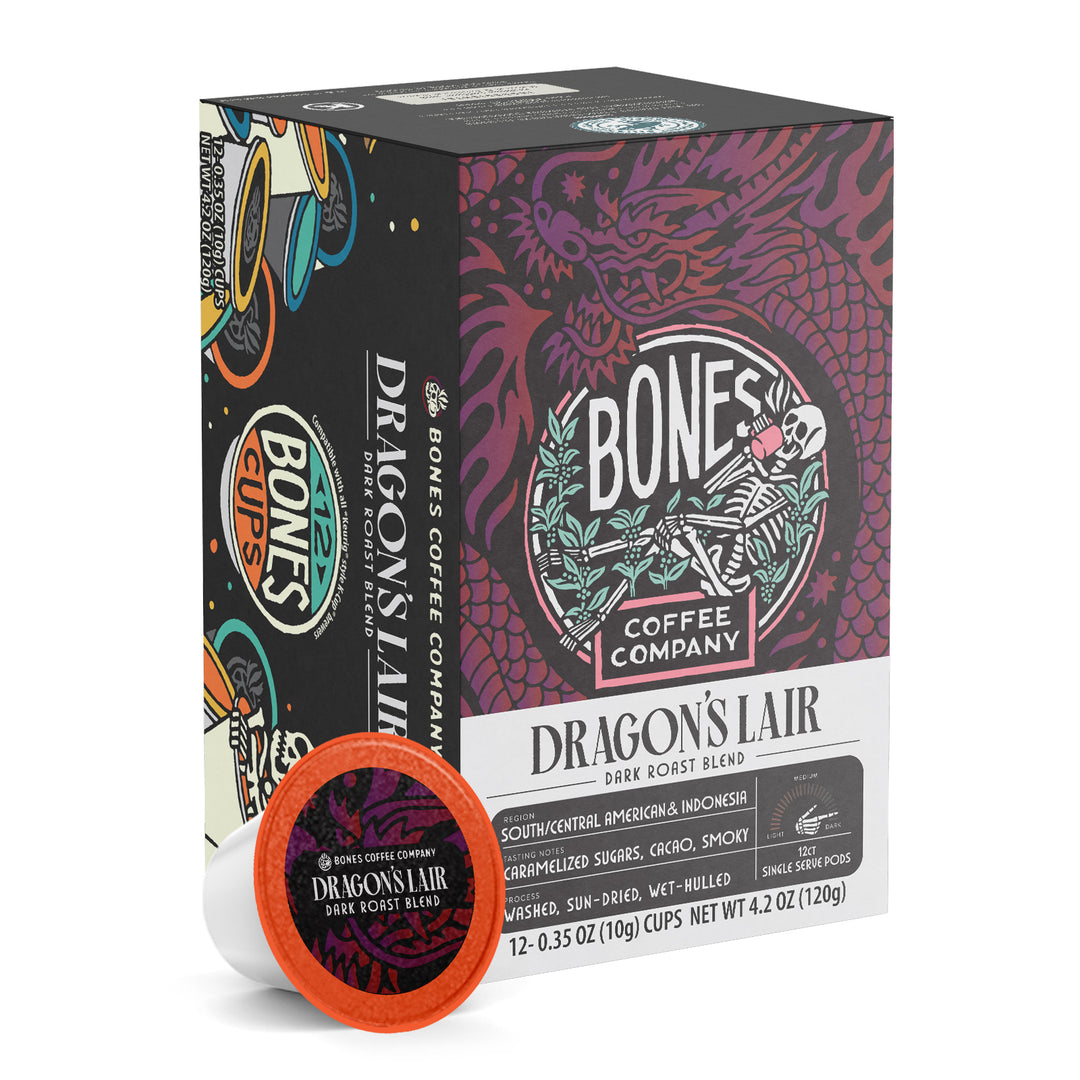 BONES COFFEE DRAGON'S LAIR 12CT CUPS