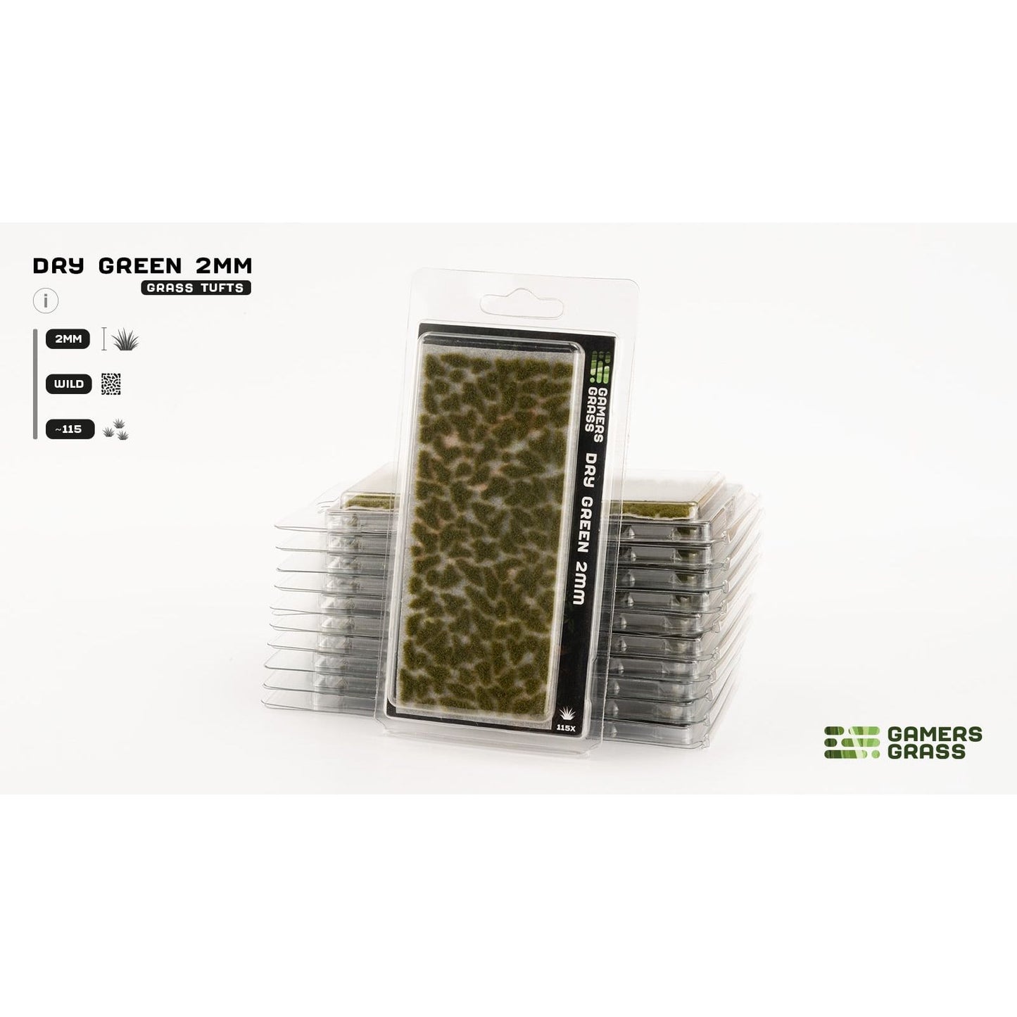 GAMERS GRASS DRY GREEN 2MM