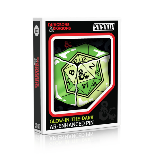 PINFINITY DUNGEONS & DRAGONS GELATINOUS CUBE (GLOW IN THE DARK) AR PIN